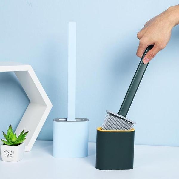 Silicone Toilet Brush with Holder Stand – Hygienic Deep Cleaning image 2