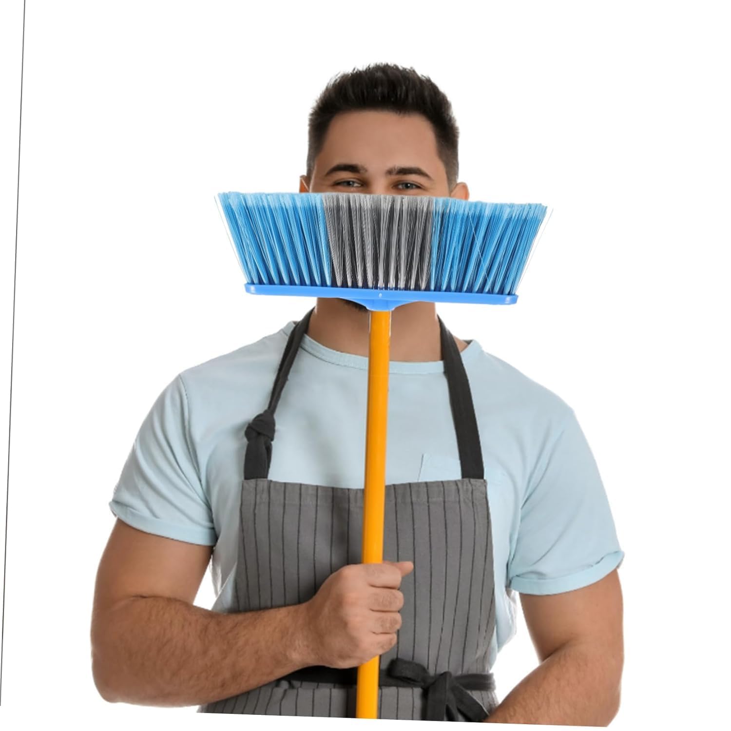 Push Plastic Broom Tall Floor Brush – Strong Sweep for Large Areas image 2