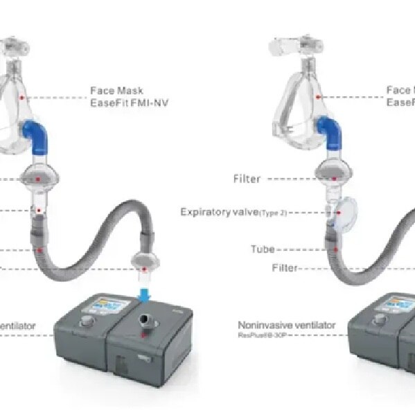 Byond ResPlus B-30P BIPAP With Humidifier & Mask image 4