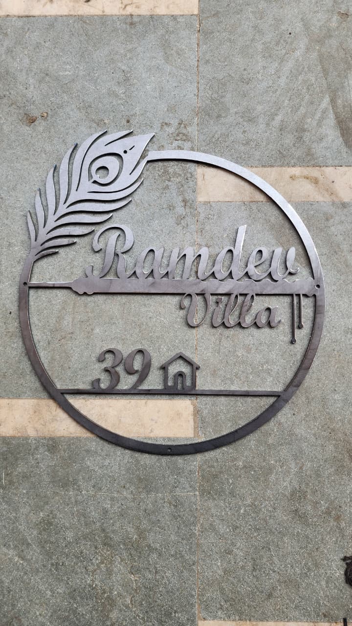 MS NAME PLATE WITH POWDER COATING image 3