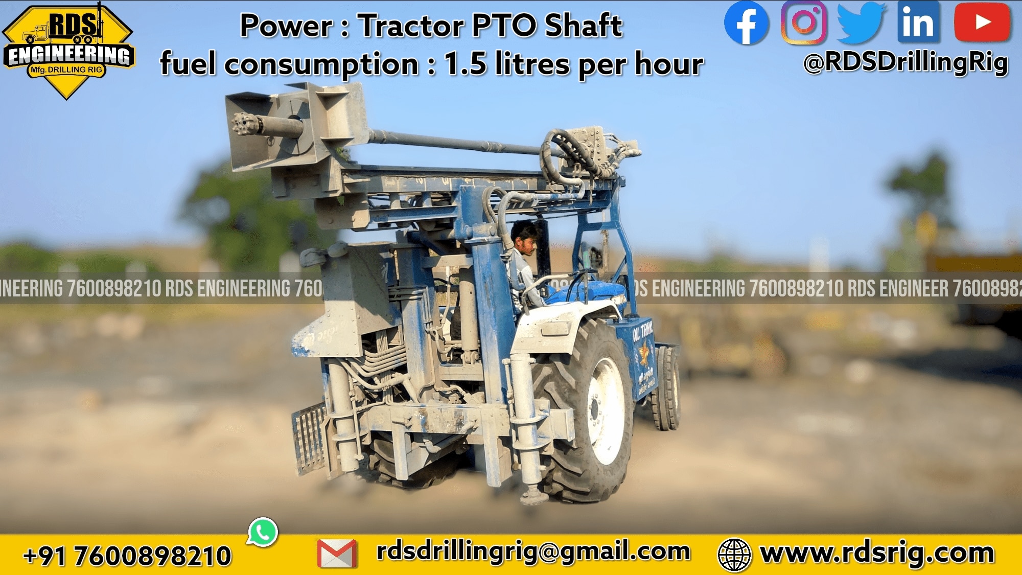 RDS-150 Tractor Mounted Rig image 2