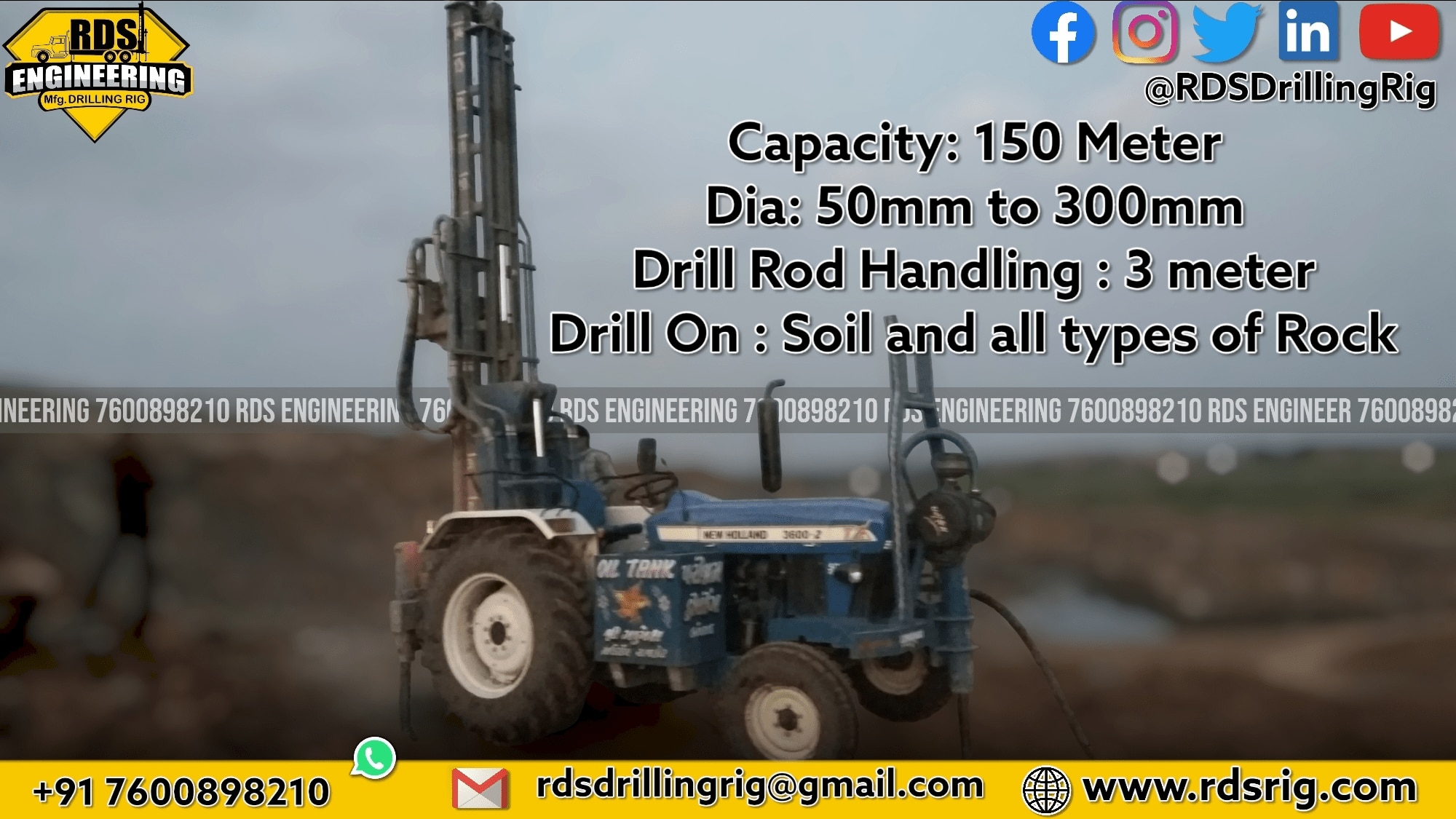 RDS-150 Tractor Mounted Rig image 4