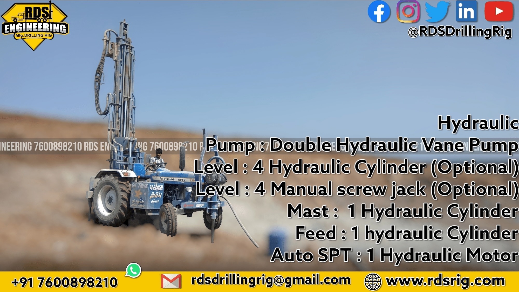 RDS-150 Tractor Mounted Rig image 7