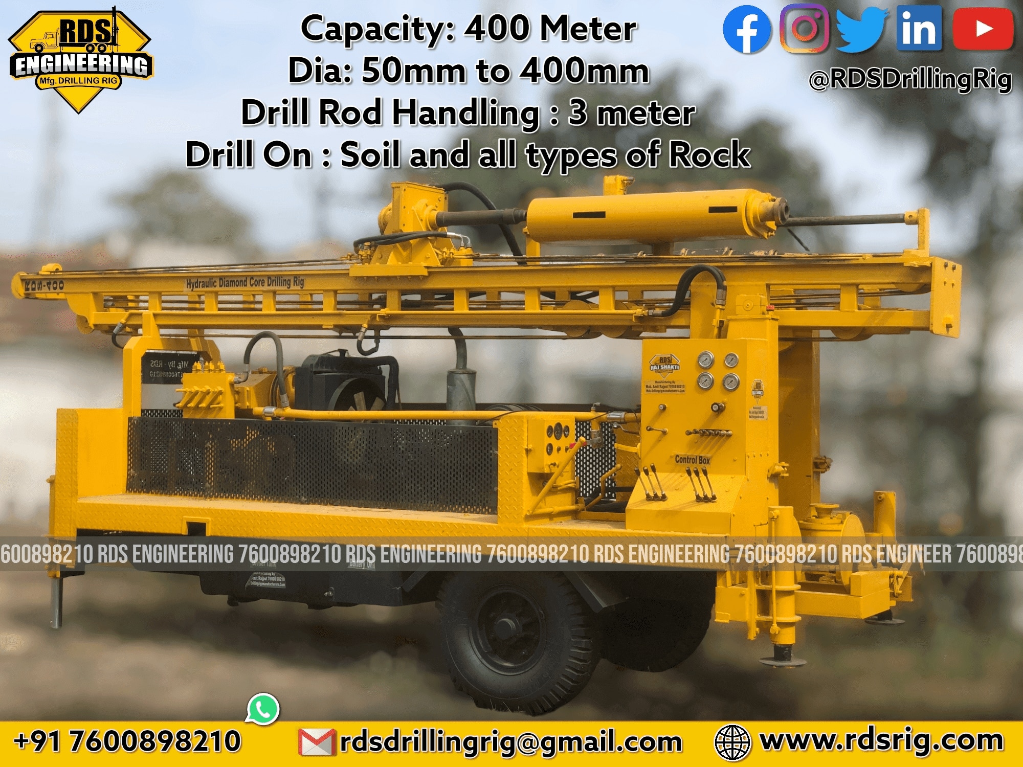 RDS-400 Trolley Mounted Rig image 4