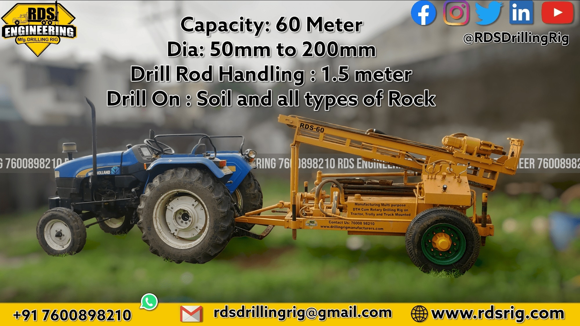 RDS-60 Mini Core Drilling Rig image 6