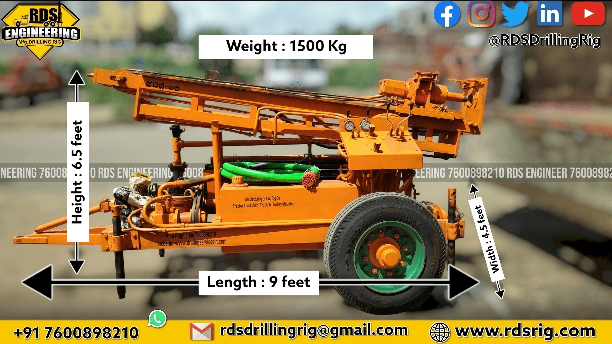 RDS-60 Mini Core Drilling Rig image 8