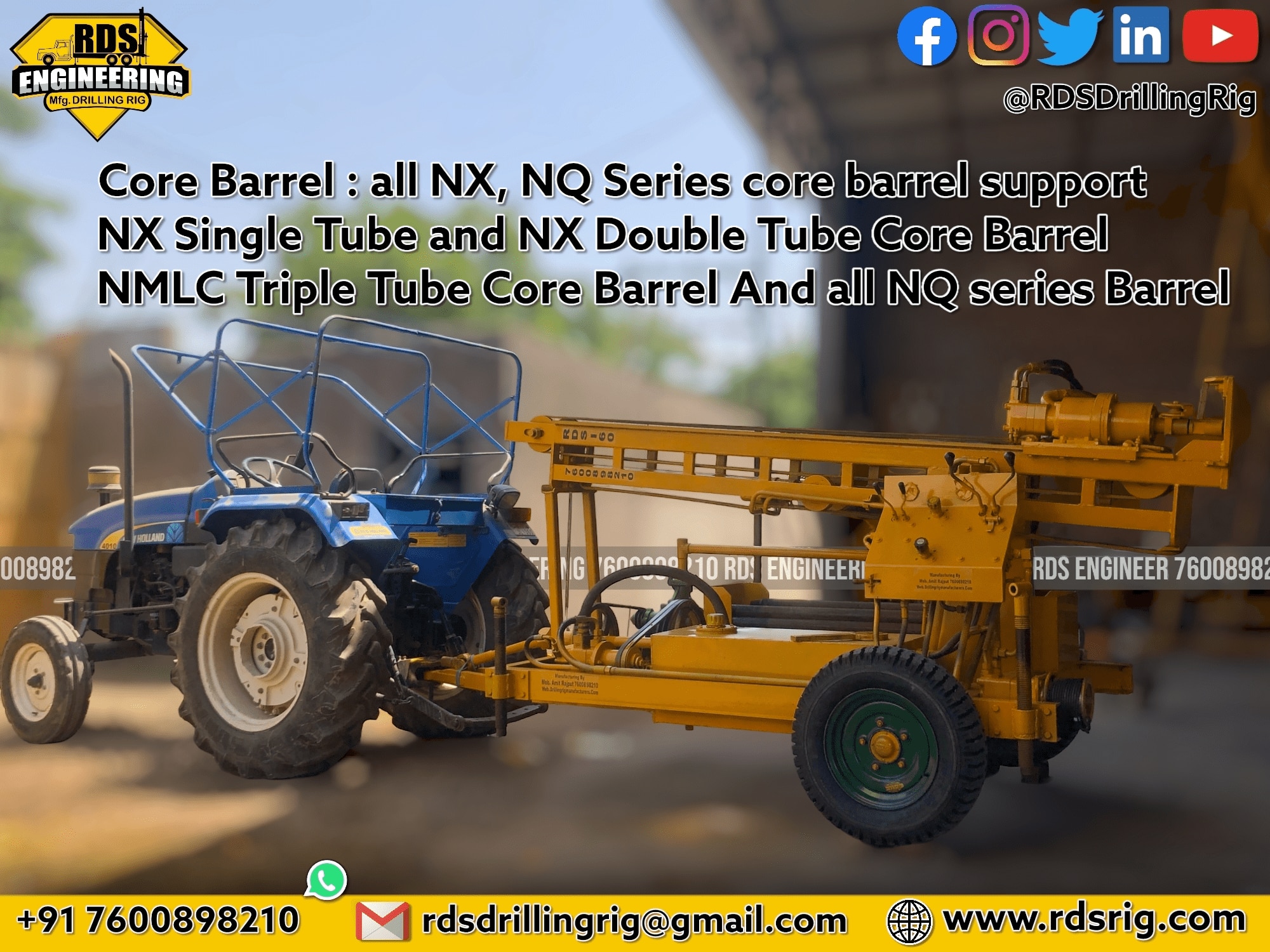 RDS-60 Mini Core Drilling Rig image 2