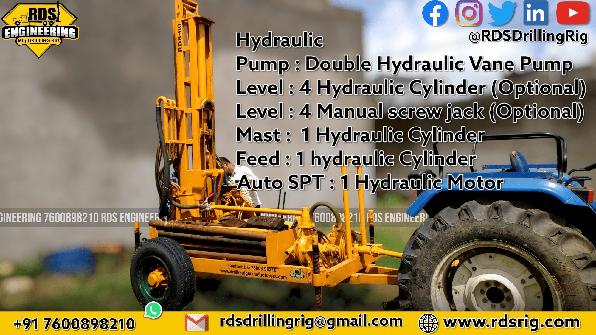 RDS-60 Mini Core Drilling Rig image 3