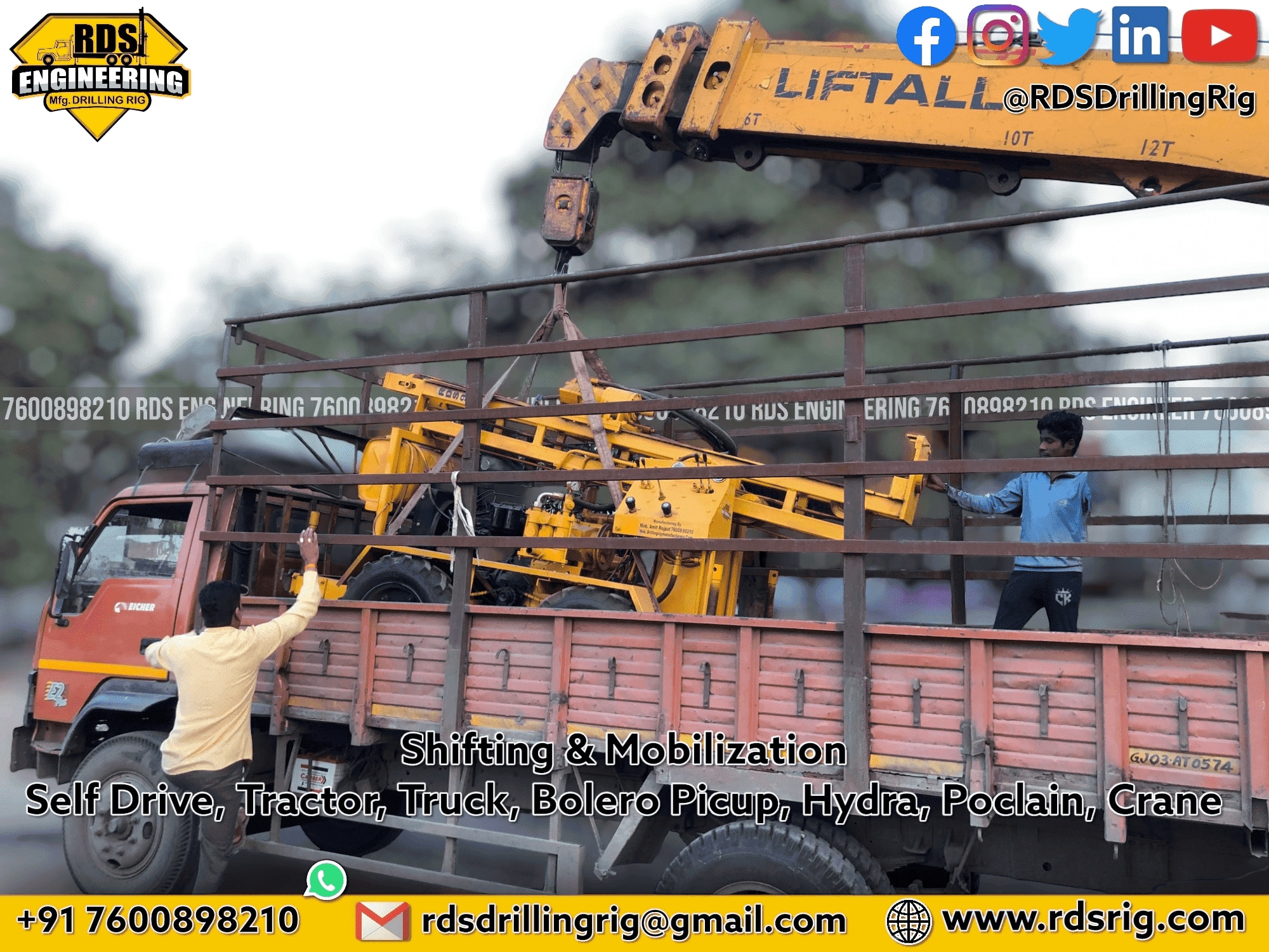 RDS-90 4x4 Mini Core Drilling Rig image 2