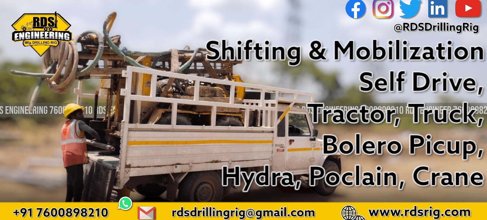 RDS-90 4x4 Mini Core Drilling Rig image 8