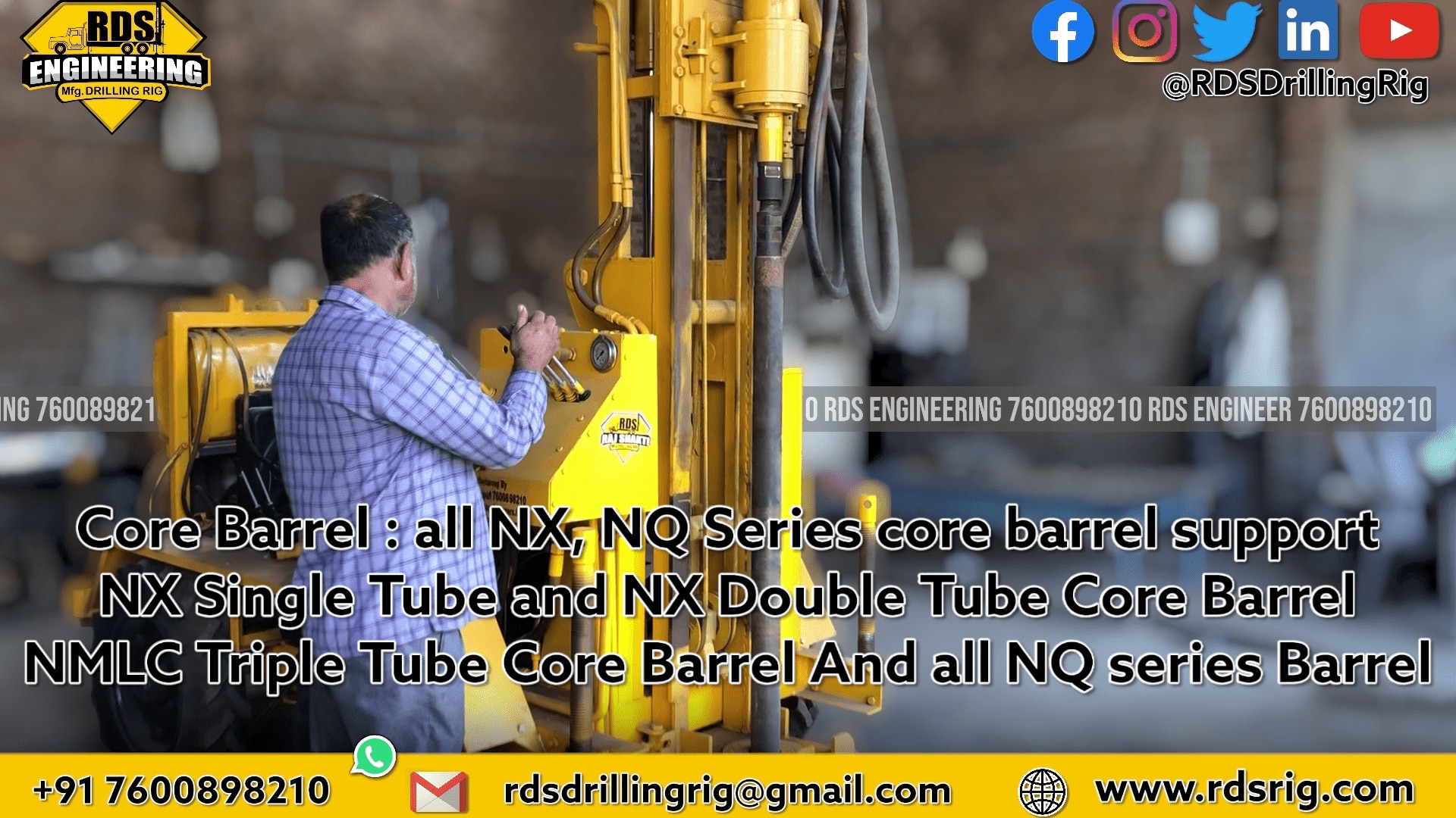 RDS-90 4x4 Mini Core Drilling Rig image 10