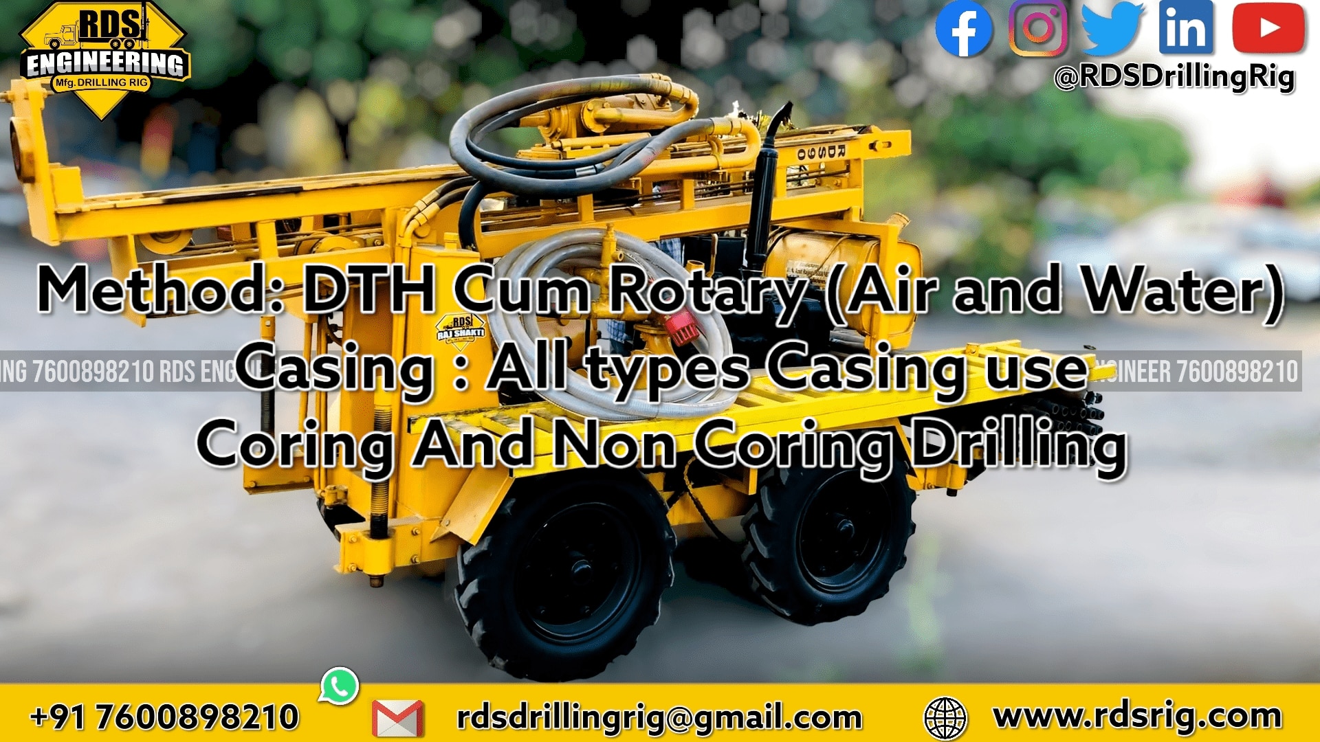 RDS-90 4x4 Mini Core Drilling Rig image 7