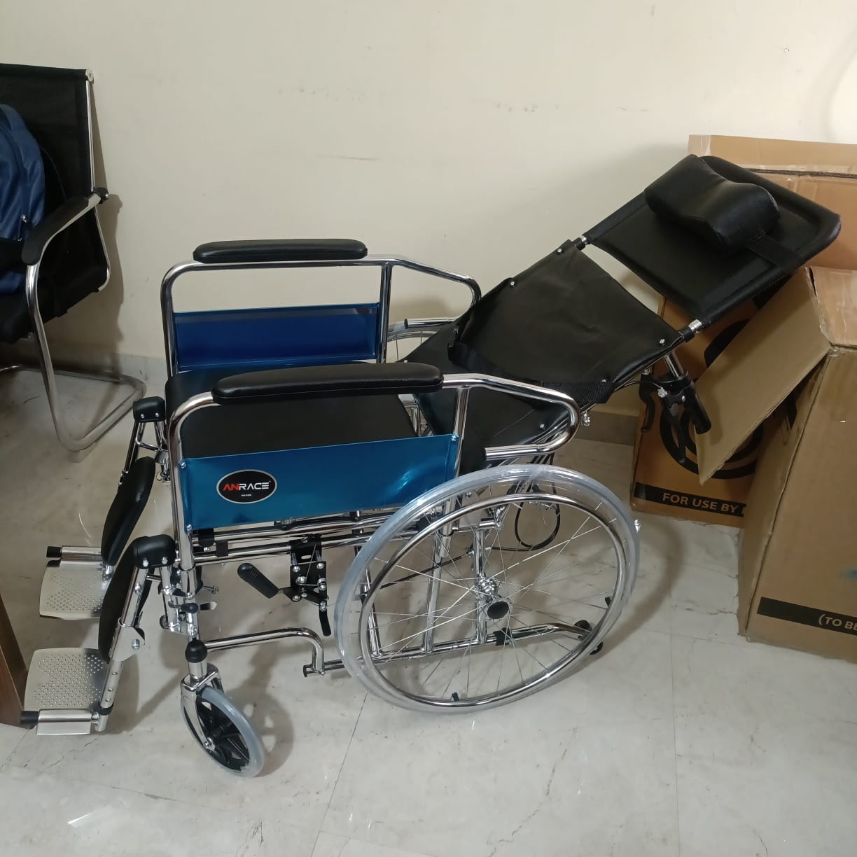RECLINING COMMODE WHEELCHAIR image 5