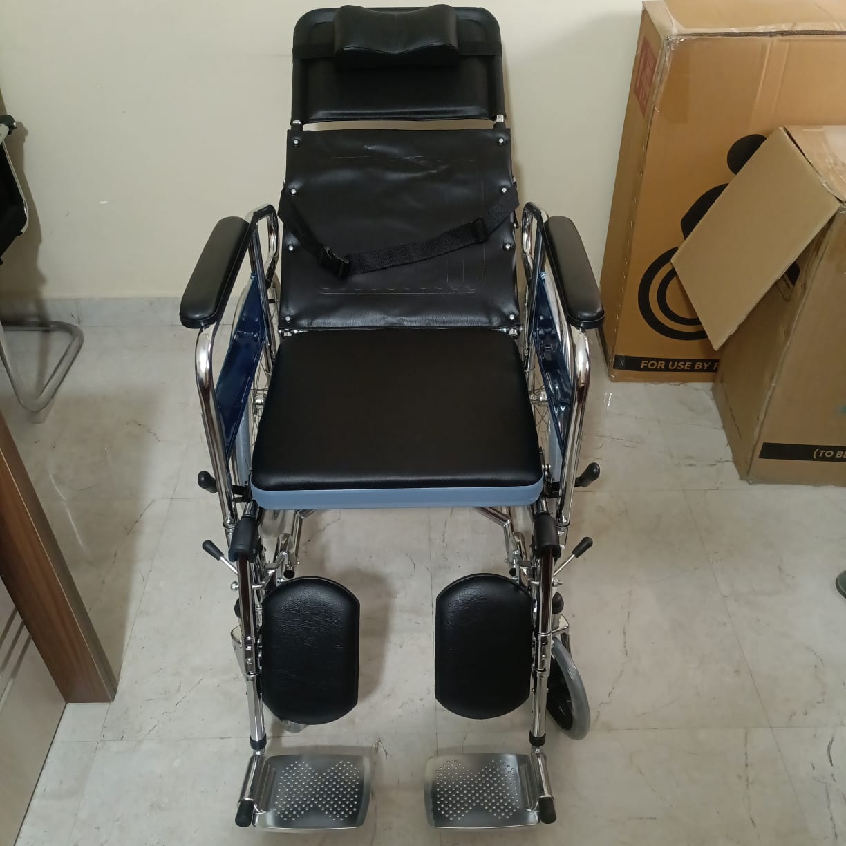 RECLINING COMMODE WHEELCHAIR image 2
