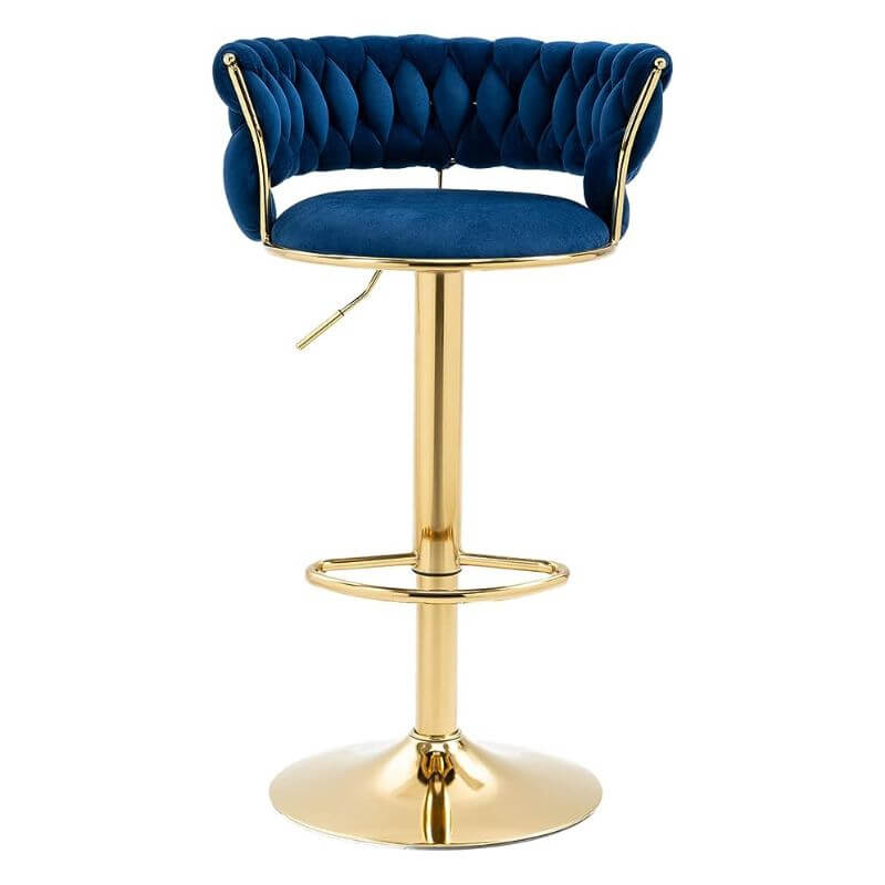 Adjustable Golden Height Bar Stool image 2