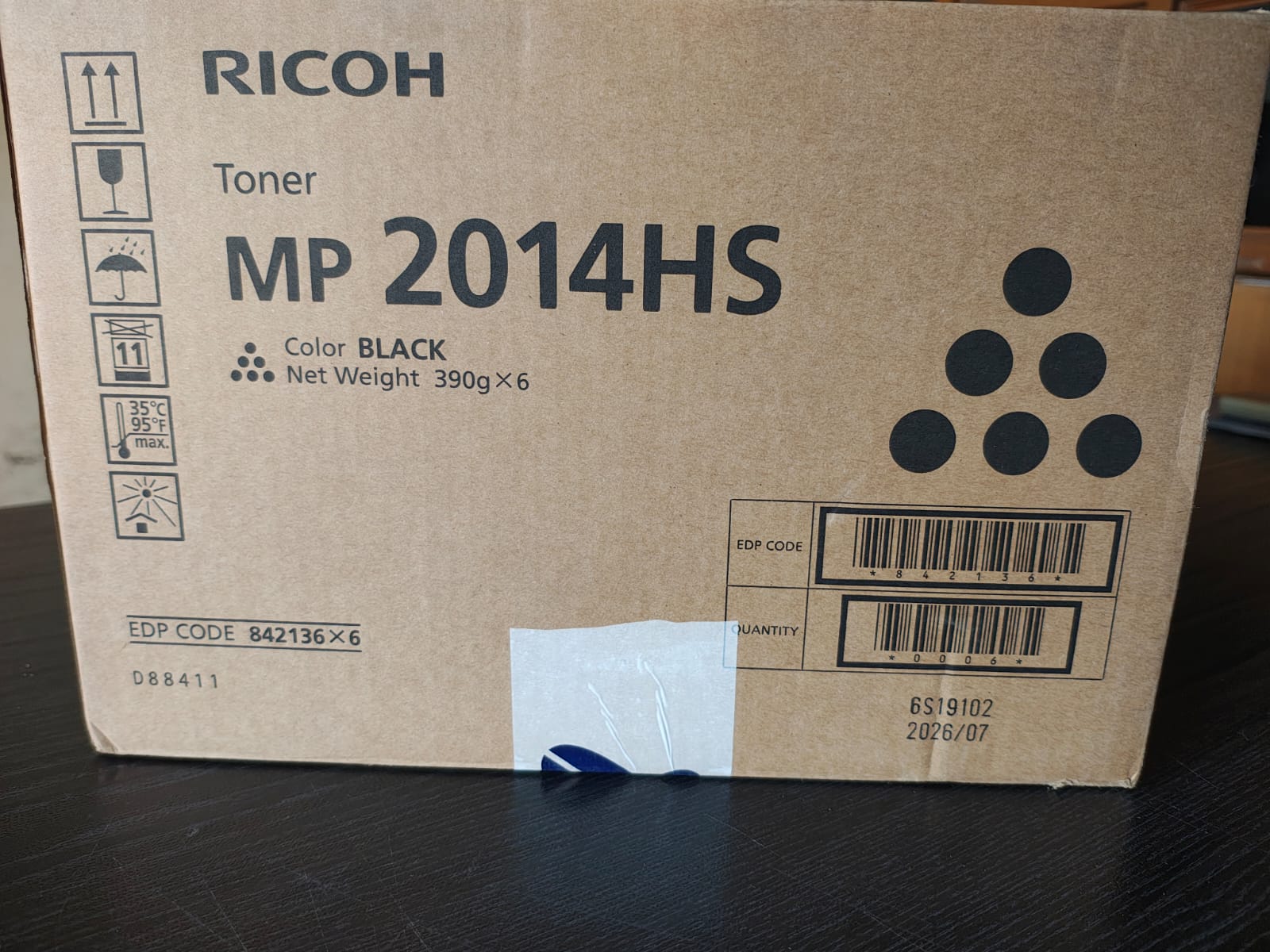 RICOH Toner MP2014HS Black ( 842136) image 2