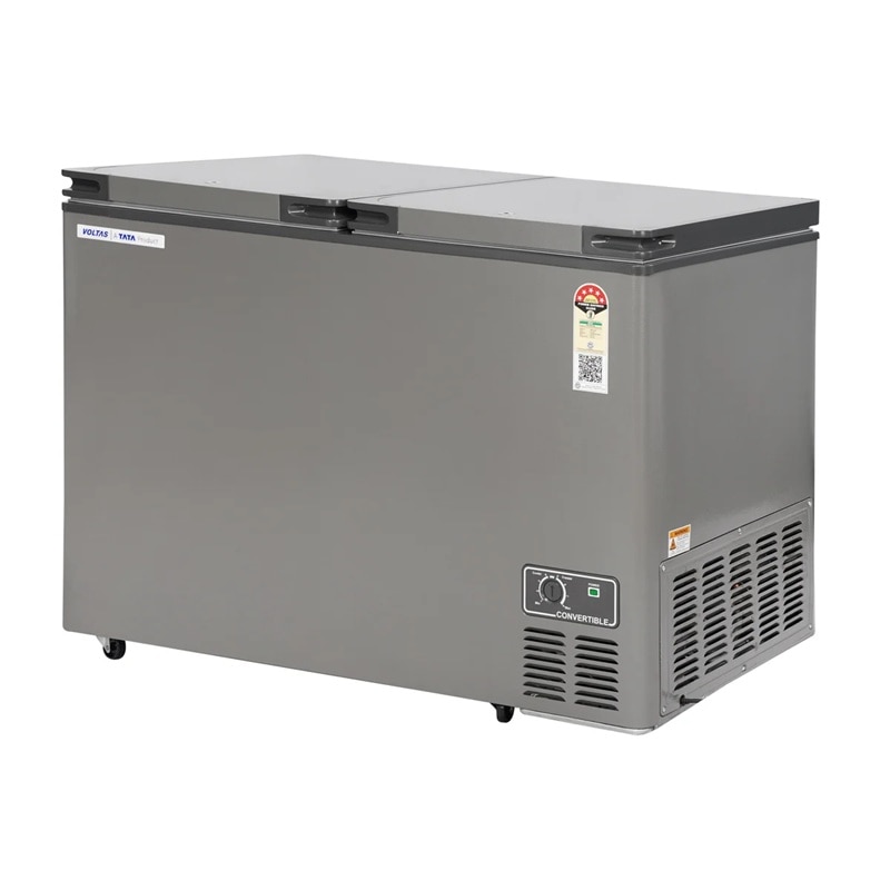 Voltas Hard Top Convertible Deep Freezer Double Door - CVF360DA5-W-PL - 345 Litres, 5 Star image 2