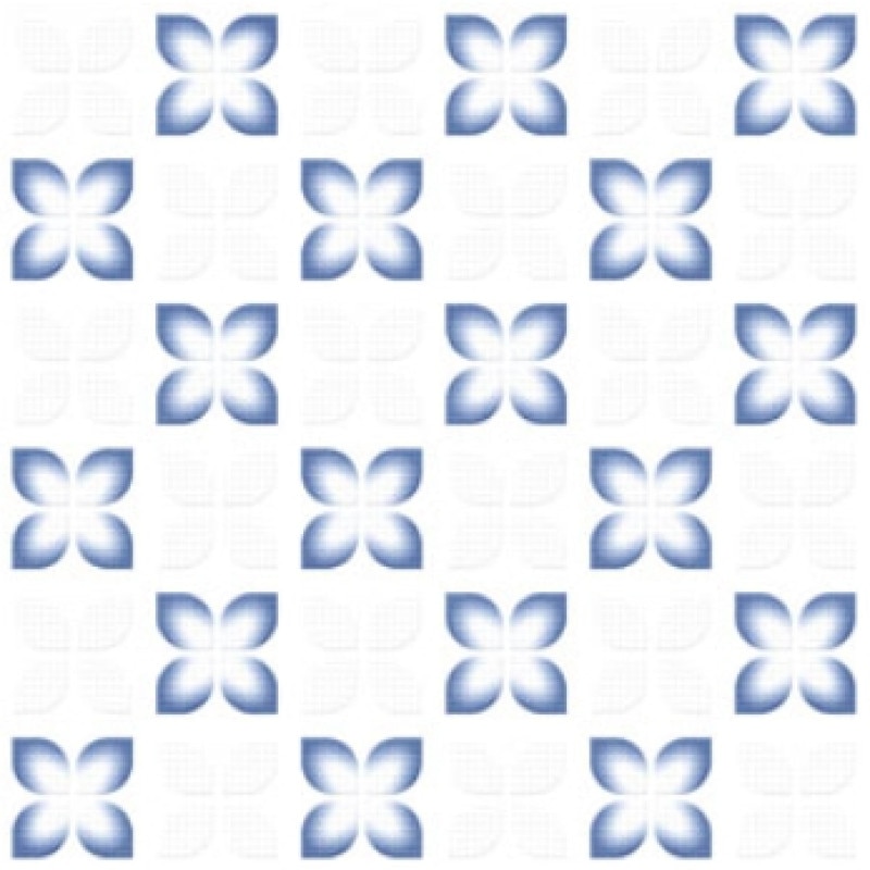 KAG||ROOF FLORET AZUL||12x12 inches image 2