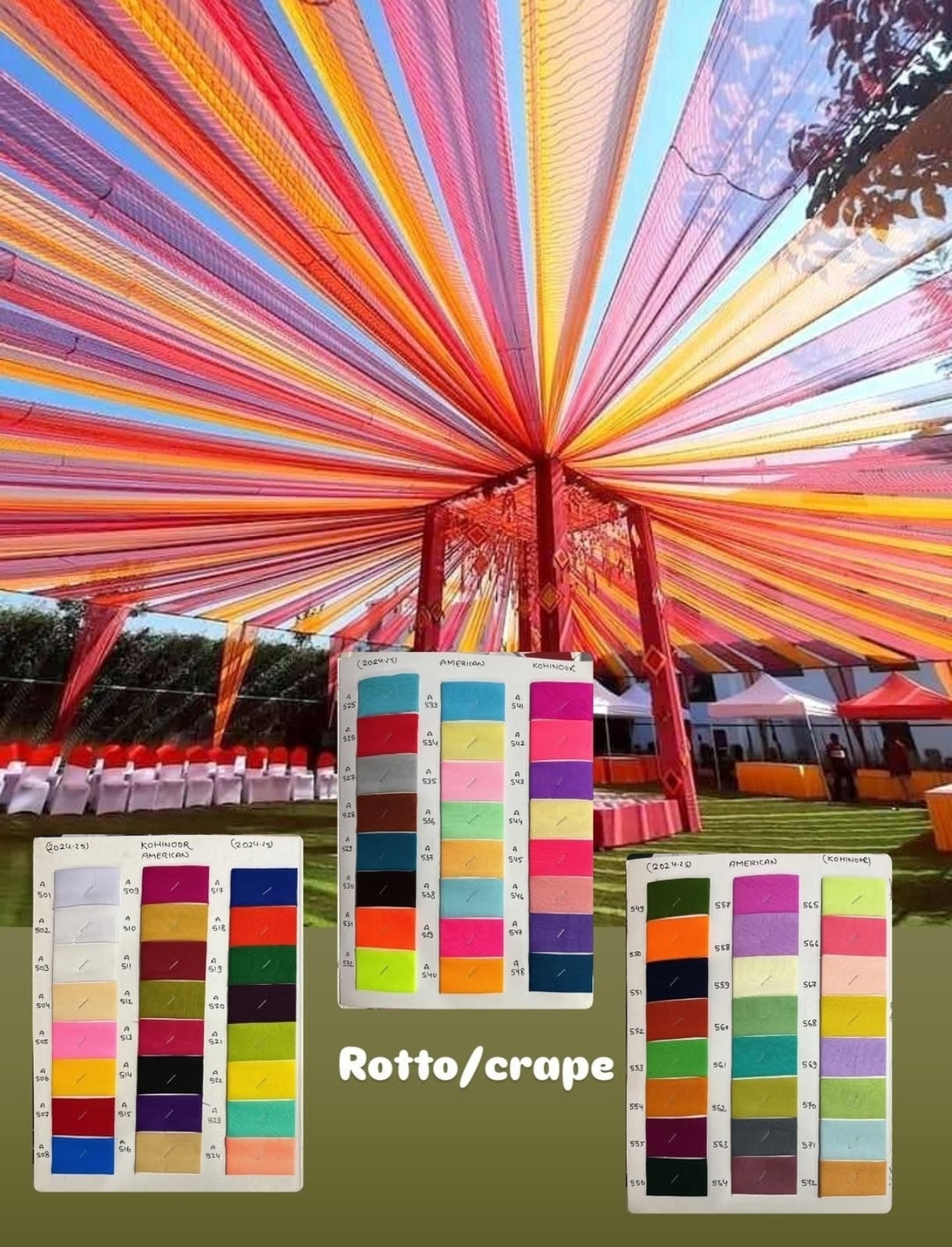 Micro Crepe Roto Tent Fabric image 2