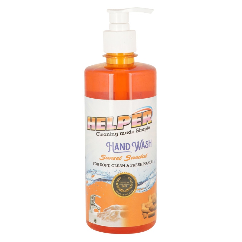 Helper Hand Wash Liquid With Pump 500ml. image 2