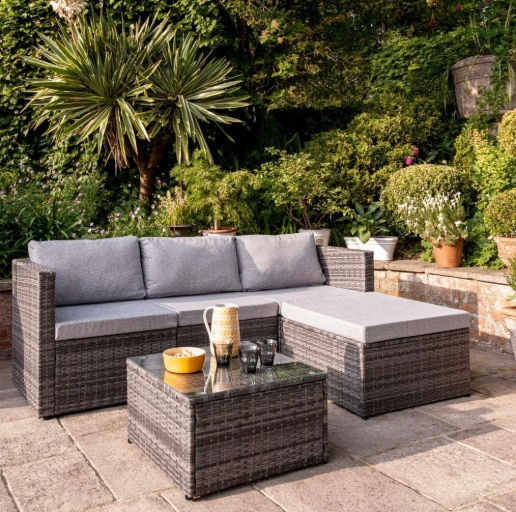Wicker Garden Sofa image 2