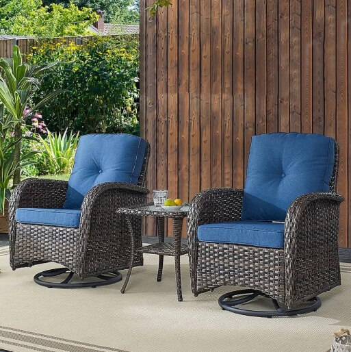 Outdoor Wicker Garden Chairs image 2