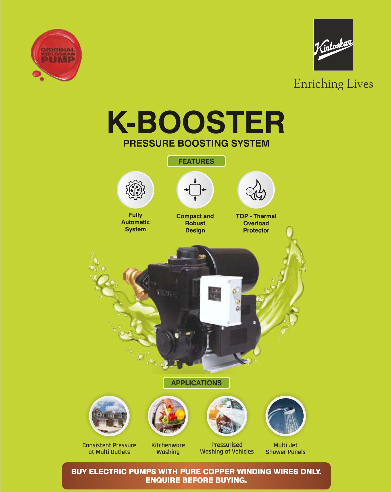 PRESSURE BOOSTER PUMPS BY KIRLOSKAR image 2