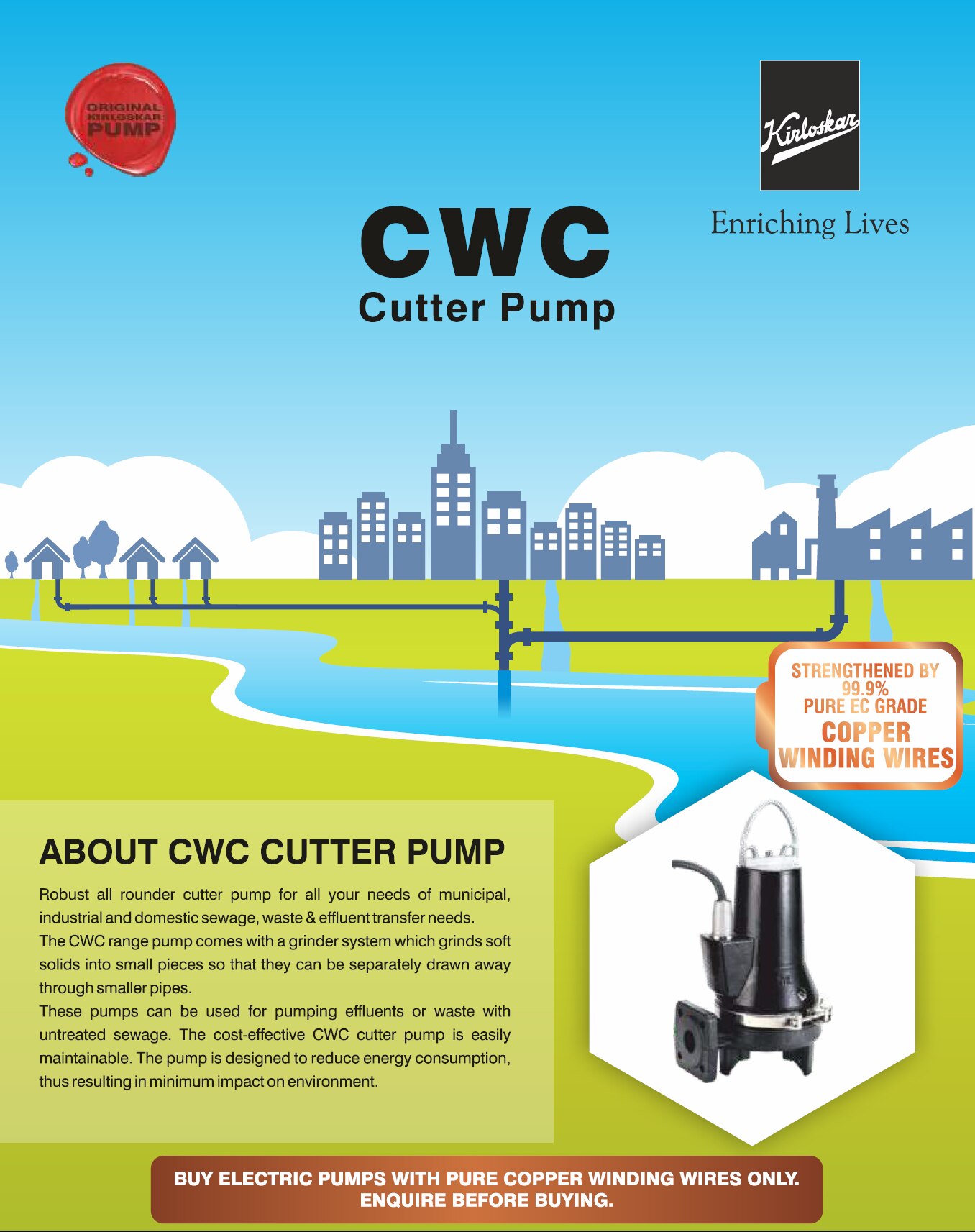 Sewage / Dewatering Submersible Pumps BY KIRLOSKAR image 4