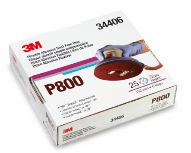 PN34406 Flexible HookIt Abrasives Disc 6 inch P800 image 2