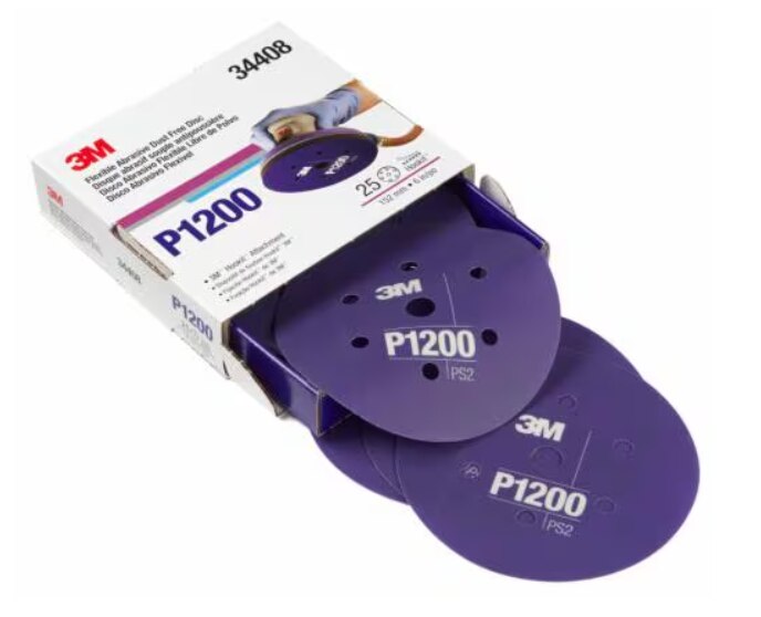 PN34408 Flexible HookIt Abrasives Disc 6 inch P1200 image 2