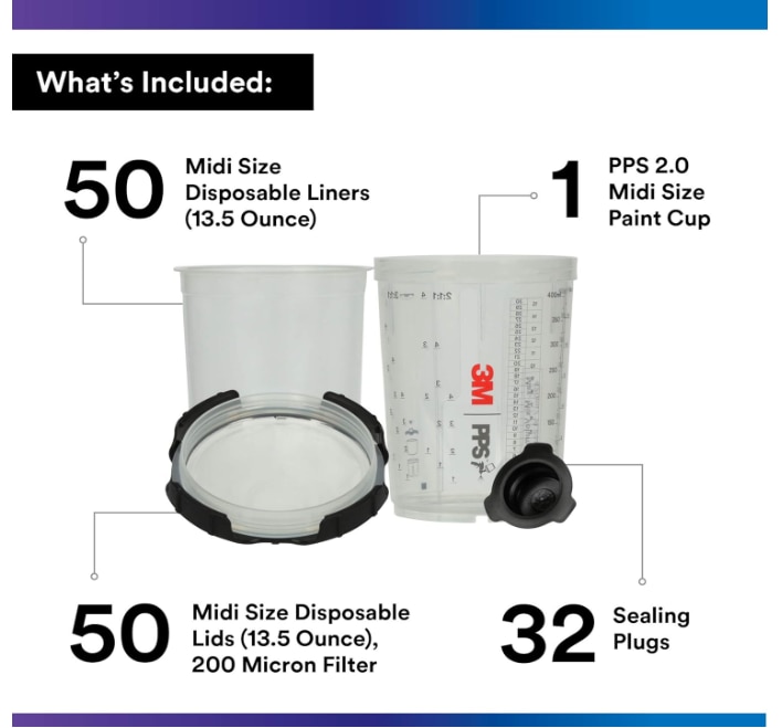 Series 2.0 PPS Lid & Liner Kit 125u - 650mL includes 1 Hard Cup image 5