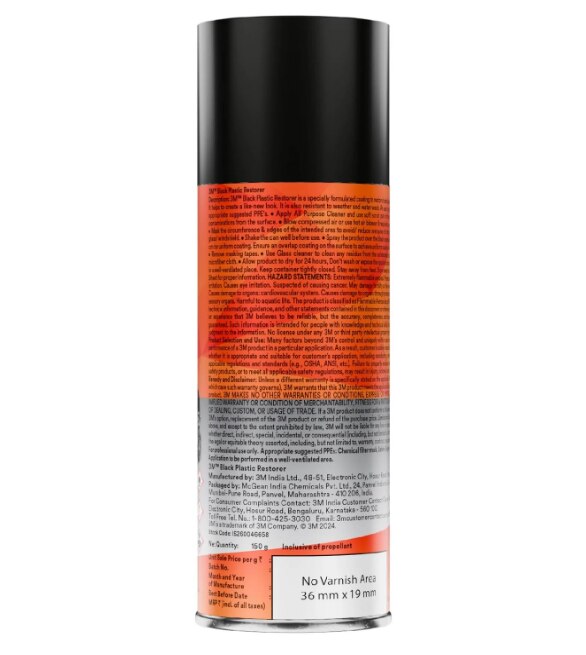 3M Black Plastic Restorer 150 image 2
