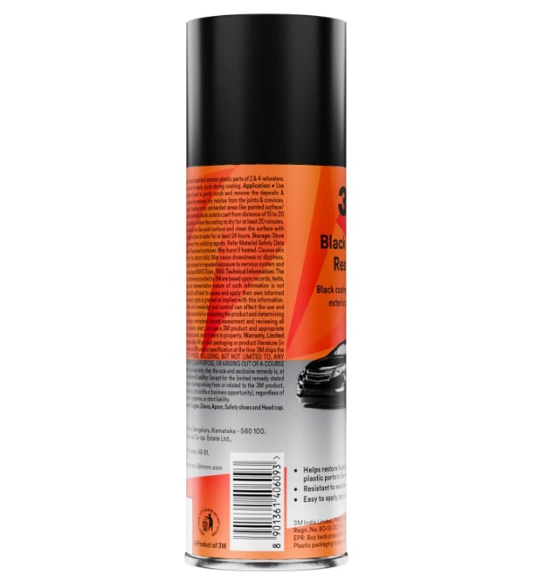 3M Black Plastic Restorer 150 image 3