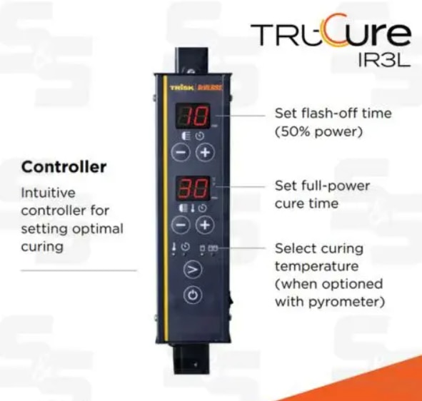 IR3-LT - TRUCURE INFRA RED CURING WITH STAND LONG THROW 3 ELEMENT image 2