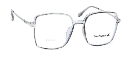 Fastrack Grey Square Metal Eyeglasses Unisex image 2