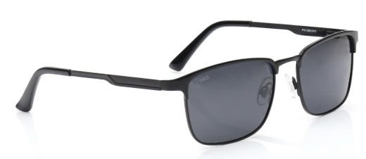 Tees By Fastrack Black Wayfarer Polarized Sunglasses Unisex image 2