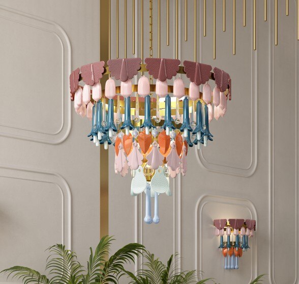 Seasons Colorful Chandelier image 2
