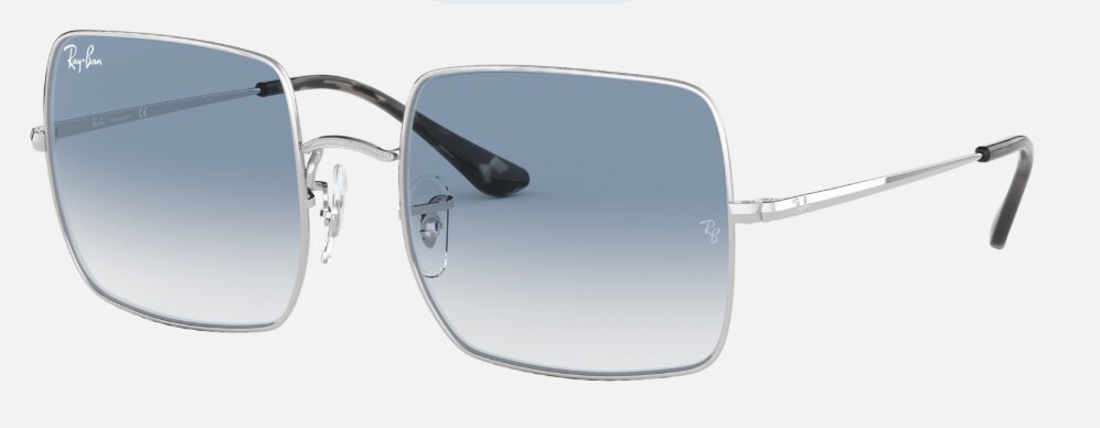 Ray-Ban RB1971 Sunglasses 914/93F - Clear Frame / Blue Gradient image 2