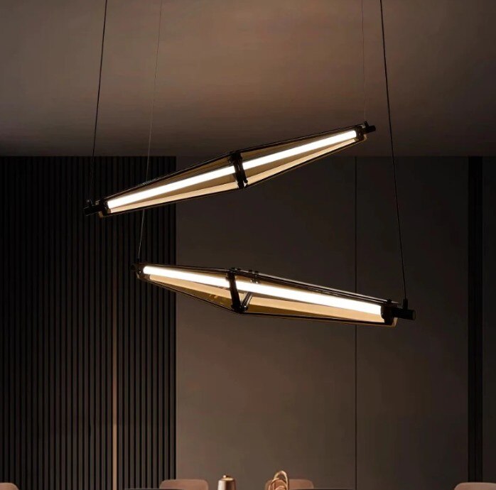 Kinetic Modern Linear Chandelier image 3