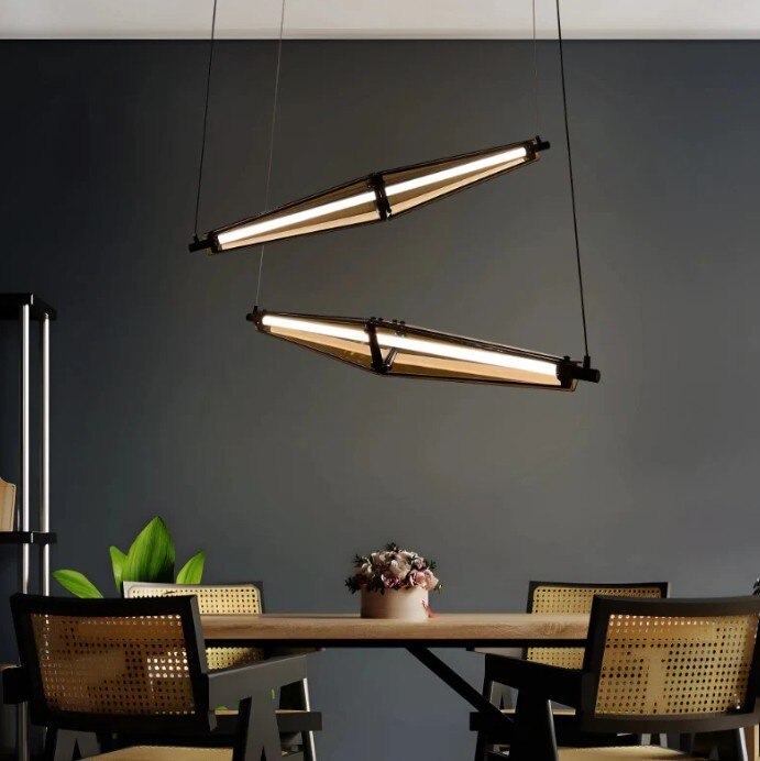 Kinetic Modern Linear Chandelier image 4