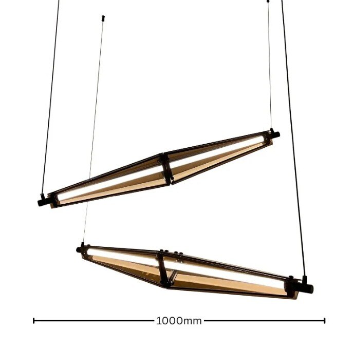 Kinetic Modern Linear Chandelier image 2