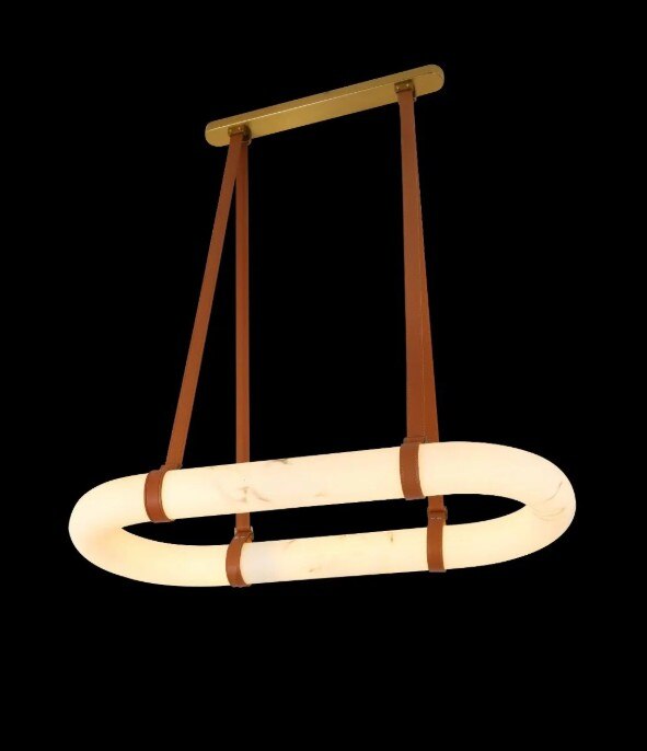 Marble Rectangular chandelier image 2