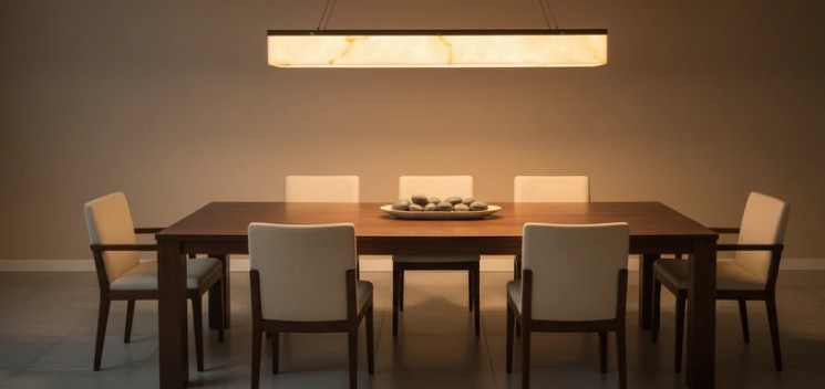 Alabaster Linear Led Chandelier image 2