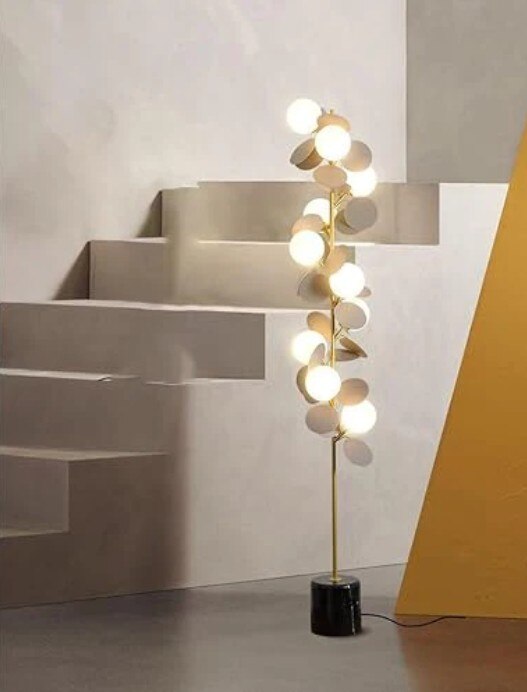 Gold Metal Floor lamp image 2