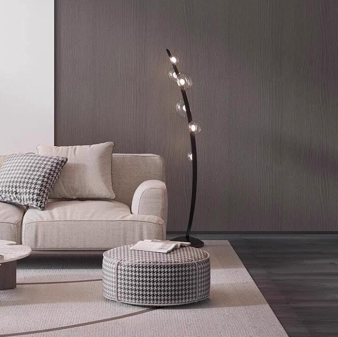 Modern Black Floor lamp image 3