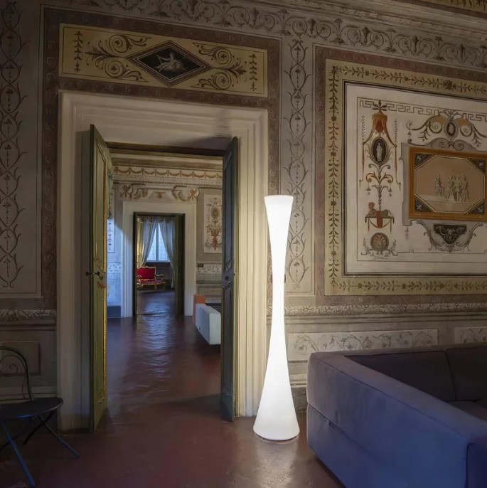 Designer White Floor Lamp image 4