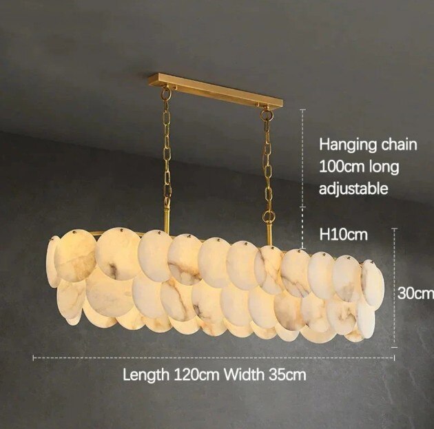 Moonshade Marble Chandelier image 3