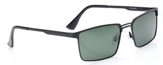 Tees By Fastrack Green Rectangle Polarized Sunglasses Unisex image 2
