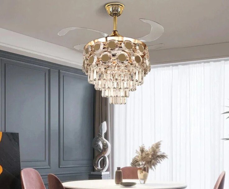 Chandelier Ceiling Fan image 2