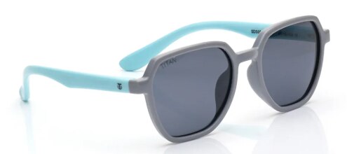 Dash Grey Geometric Polarized Sunglasses for Kids image 2